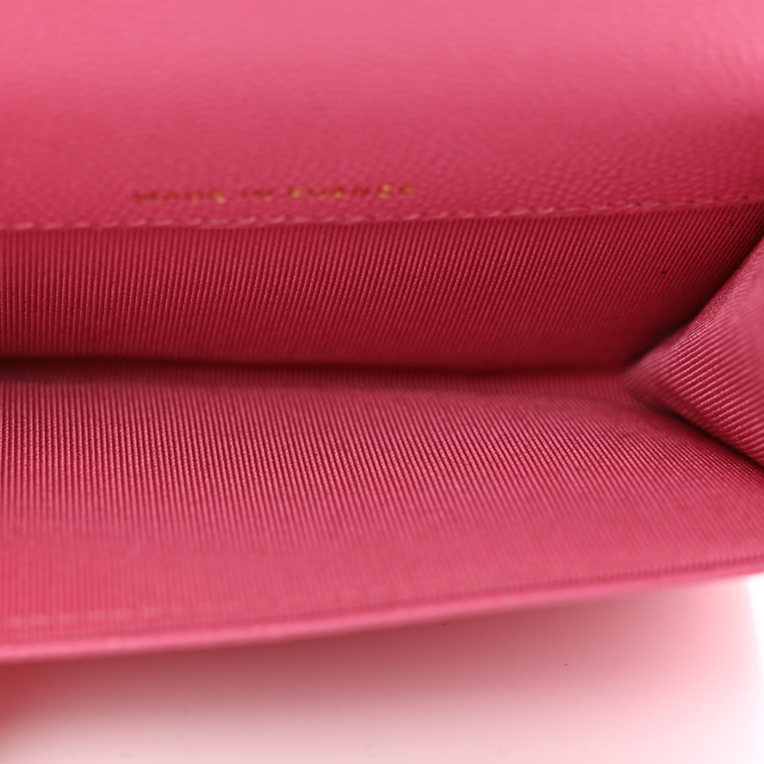 Chanel Caviar Quilted Flap Card Holder Wallet Pink 5 of 7