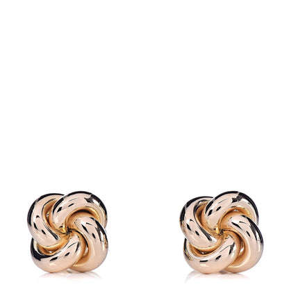 Tiffany 14K Yellow Gold Knot Cufflinks 4 of 7