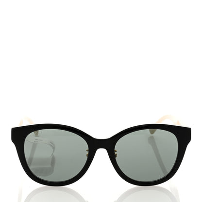 Gucci Acetate Square Frame Sunglasses GG1000SK Black White 2 of 9