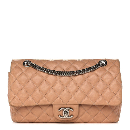 Chanel Lambskin Quilted Medium Bijoux Chain Double Flap Beige 1 of 14