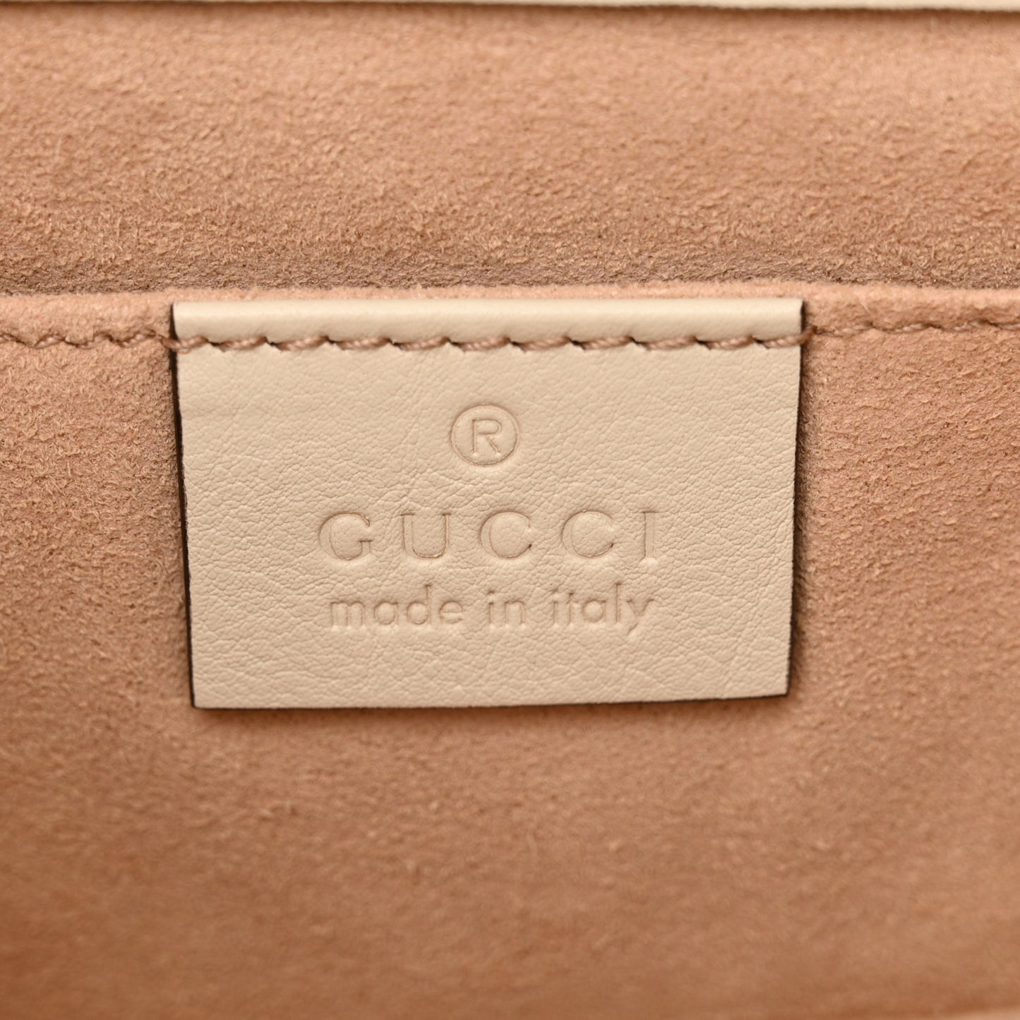 GG Supreme Monogram Calfskin Small Padlock Shoulder Bag Beige Mystic White Sun Oil