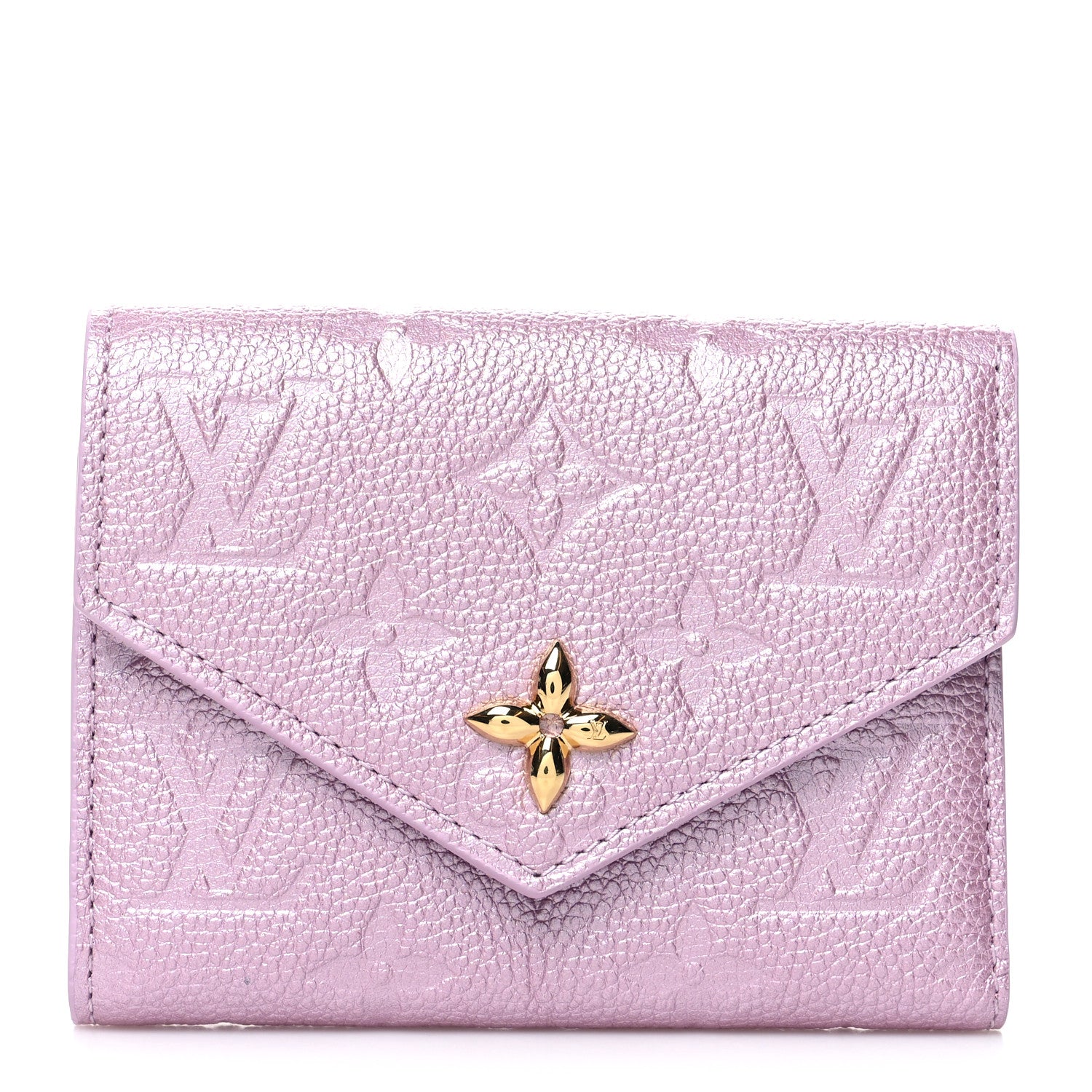Louis Vuitton Empreinte Monogram Flower Victorine Wallet Pearly Lilac 1 of 8