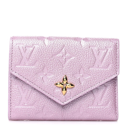 Louis Vuitton Empreinte Monogram Flower Victorine Wallet Pearly Lilac 1 of 8