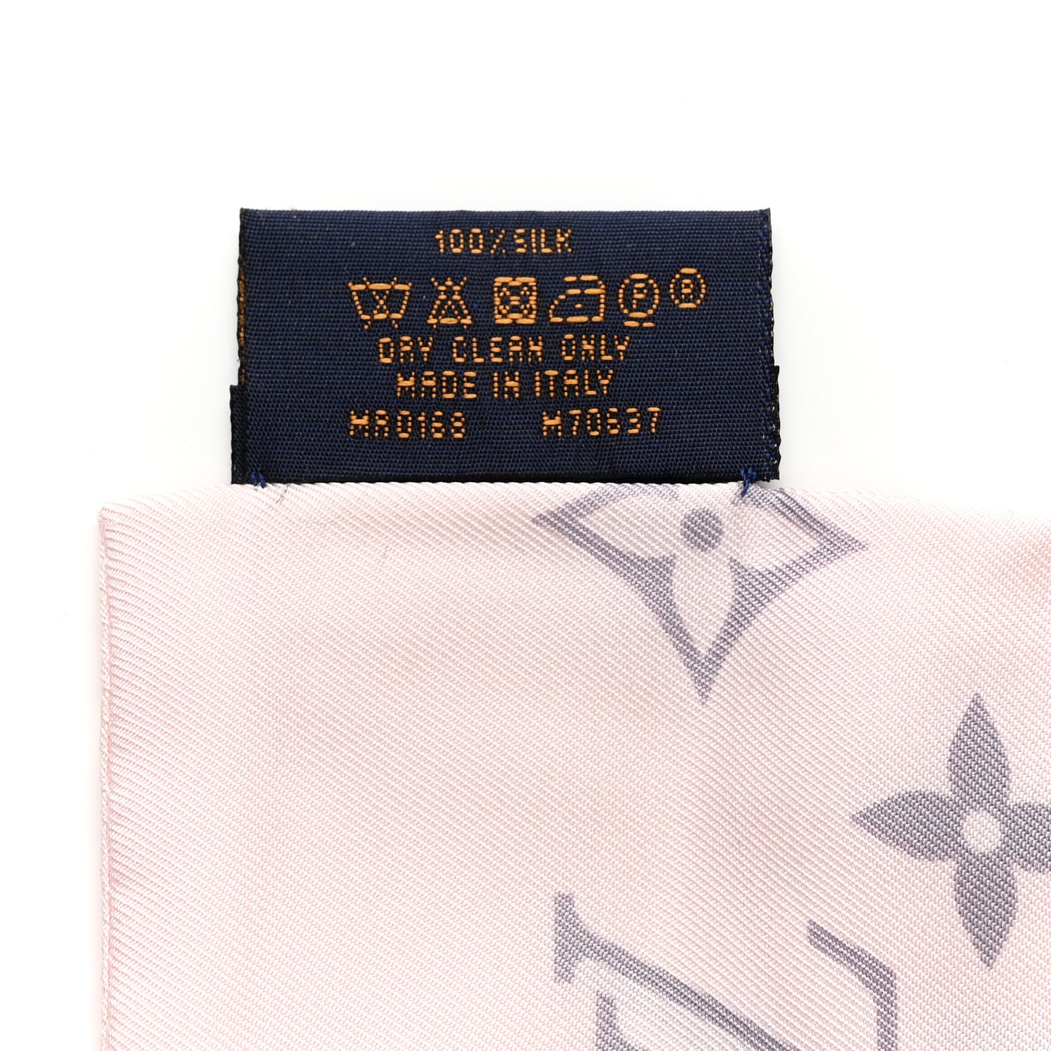 Louis Vuitton Silk Monogram Confidential Bandeau Light Pink 4 of 4