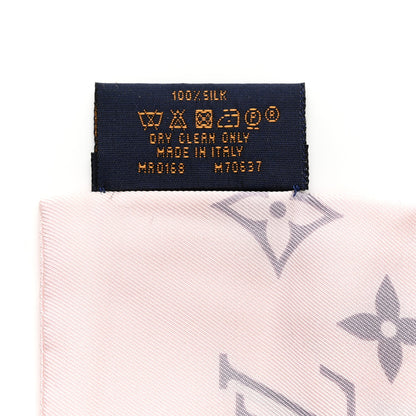 Louis Vuitton Silk Monogram Confidential Bandeau Light Pink 4 of 4