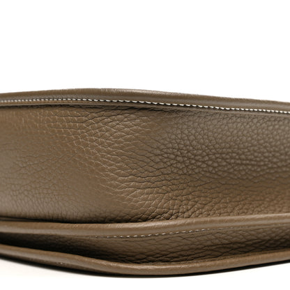 Hermes Taurillon Clemence Evelyn III PM Etoupe 9 of 11