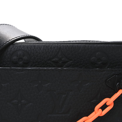 Louis Vuitton Taurillon Monogram Uniformes Solar Ray Soft Pochette Volga Belt Bag Black 8 of 10