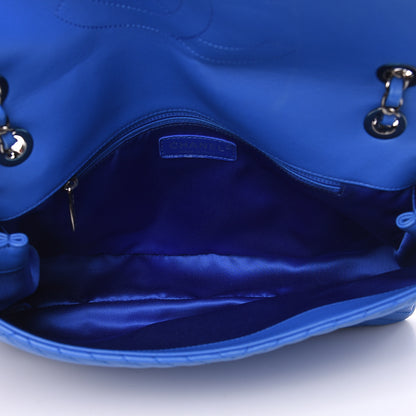 Chanel Lambskin Large CC Crossing Flap Blue 5 of 12