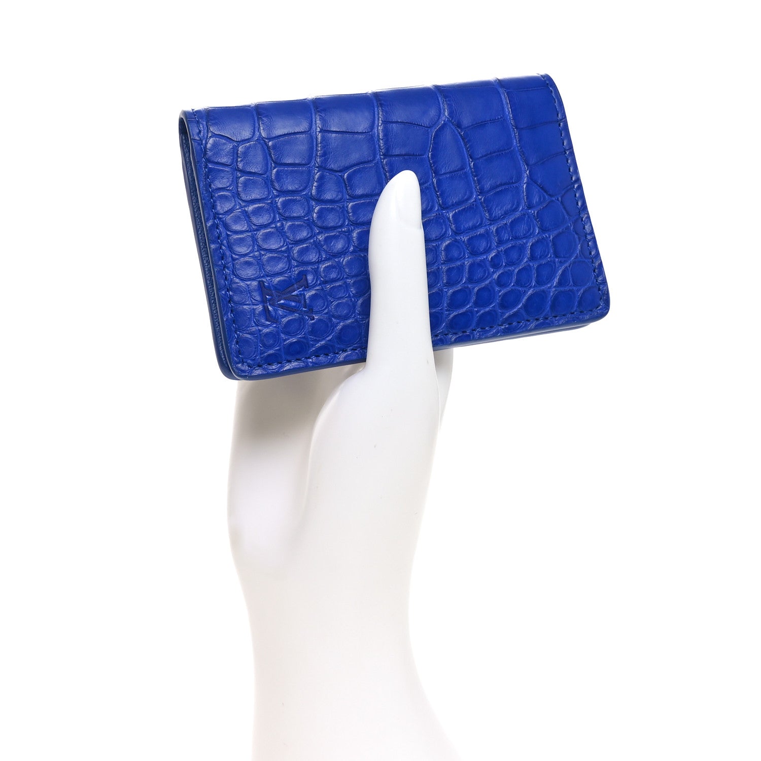 Louis Vuitton Crocodile Pocket Organizer Bleu De Methylene 2 of 7