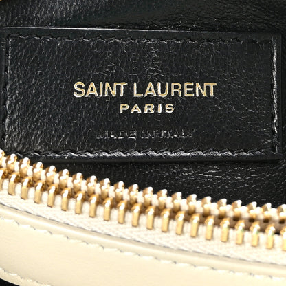 Saint Laurent Calfskin Y Quilted Monogram Small Loulou Chain Satchel Crema Soft 8 of 12