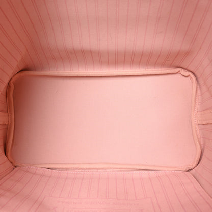 Louis Vuitton Damier Azur Neo Neverfull MM Rose Ballerine 5 of 10