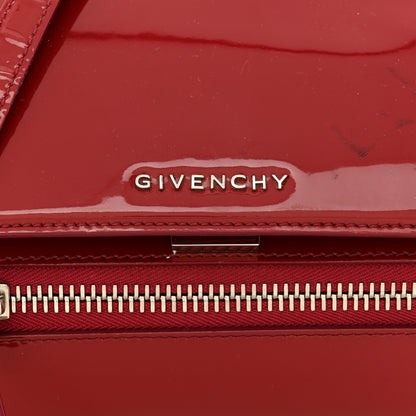 Givenchy Patent Calfskin Mini Pandora Box Crossbody Bag Red 8 of 18