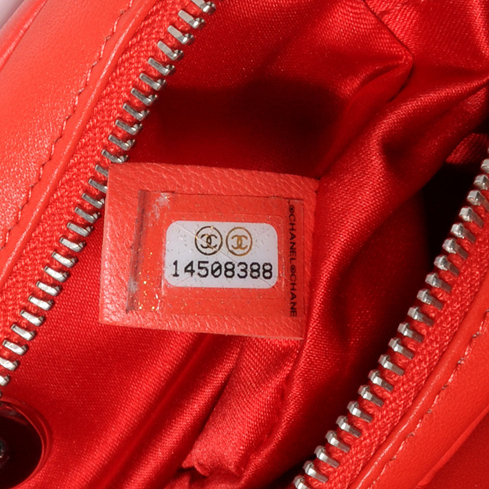 Chanel Calfskin Ultimate Stitch Mini Flap WOC Bag Coral 8 of 8