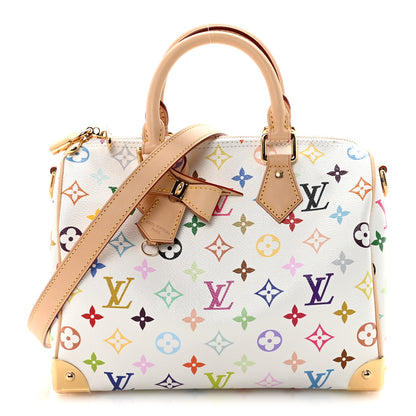 Louis Vuitton LV X TM Monogram Multicolor Speedy Bandouliere 25 White 1 of 10