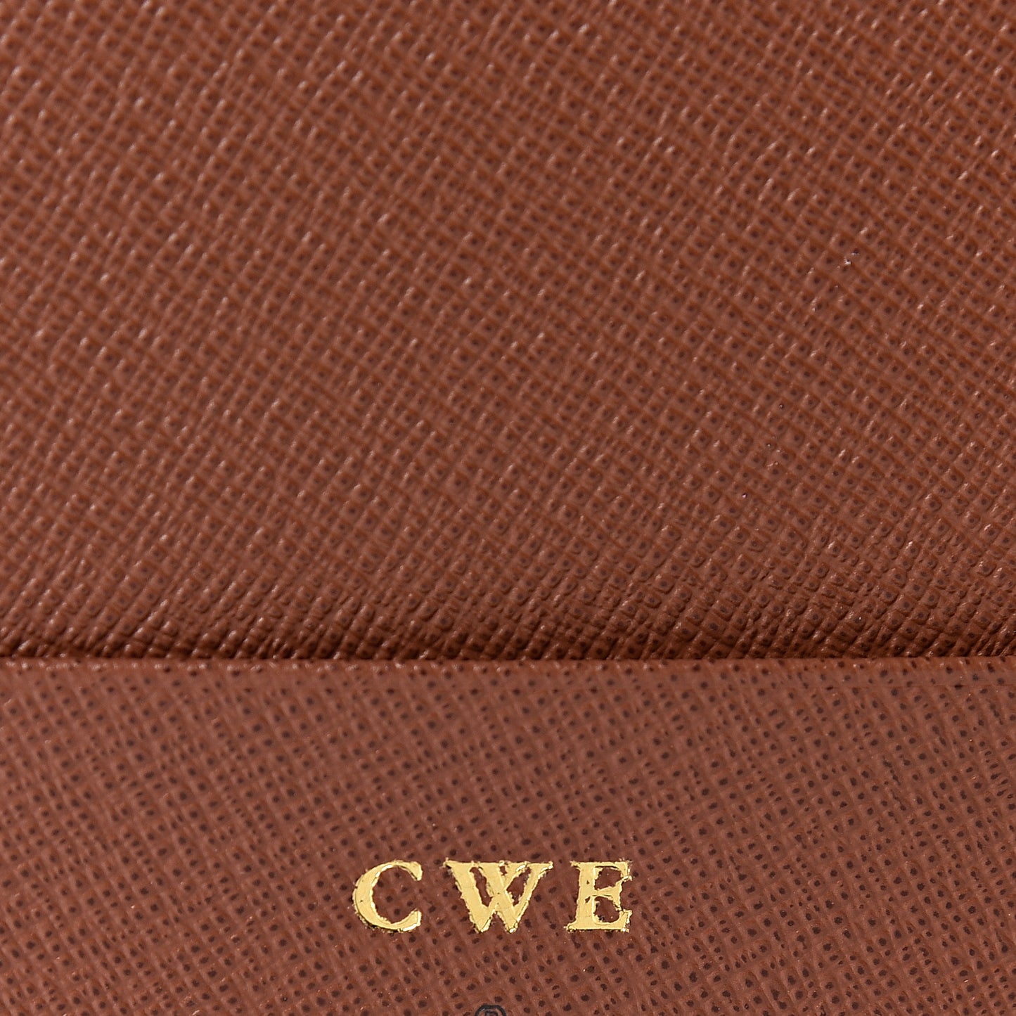 Monogram Large Ring Agenda Cover