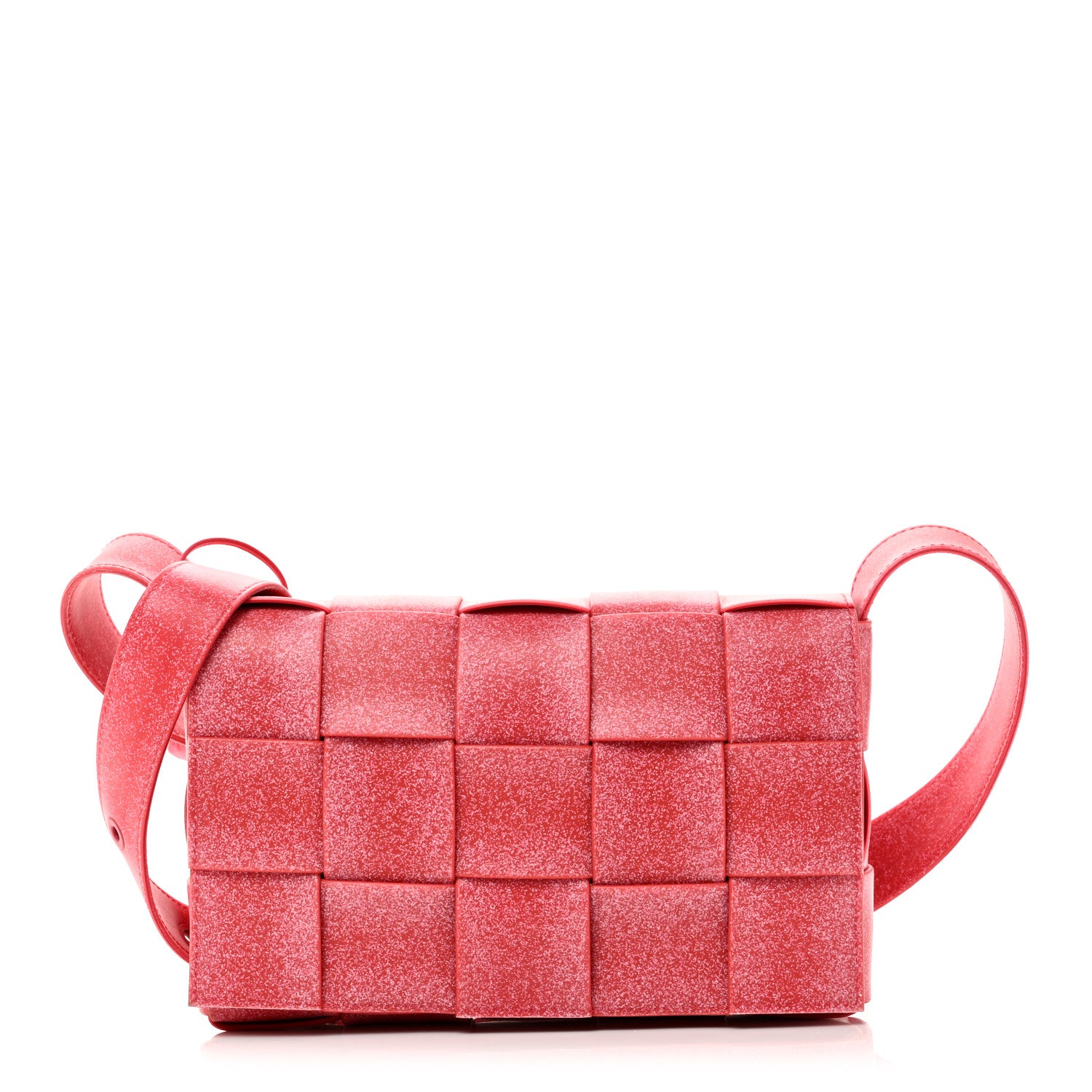 Bottega Veneta Rubber Maxi Intrecciato Cassette Crossbody Bag