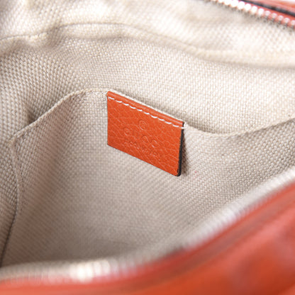 Gucci Pebbled Calfskin Small Soho Disco Bag Sun Orange 6 of 9