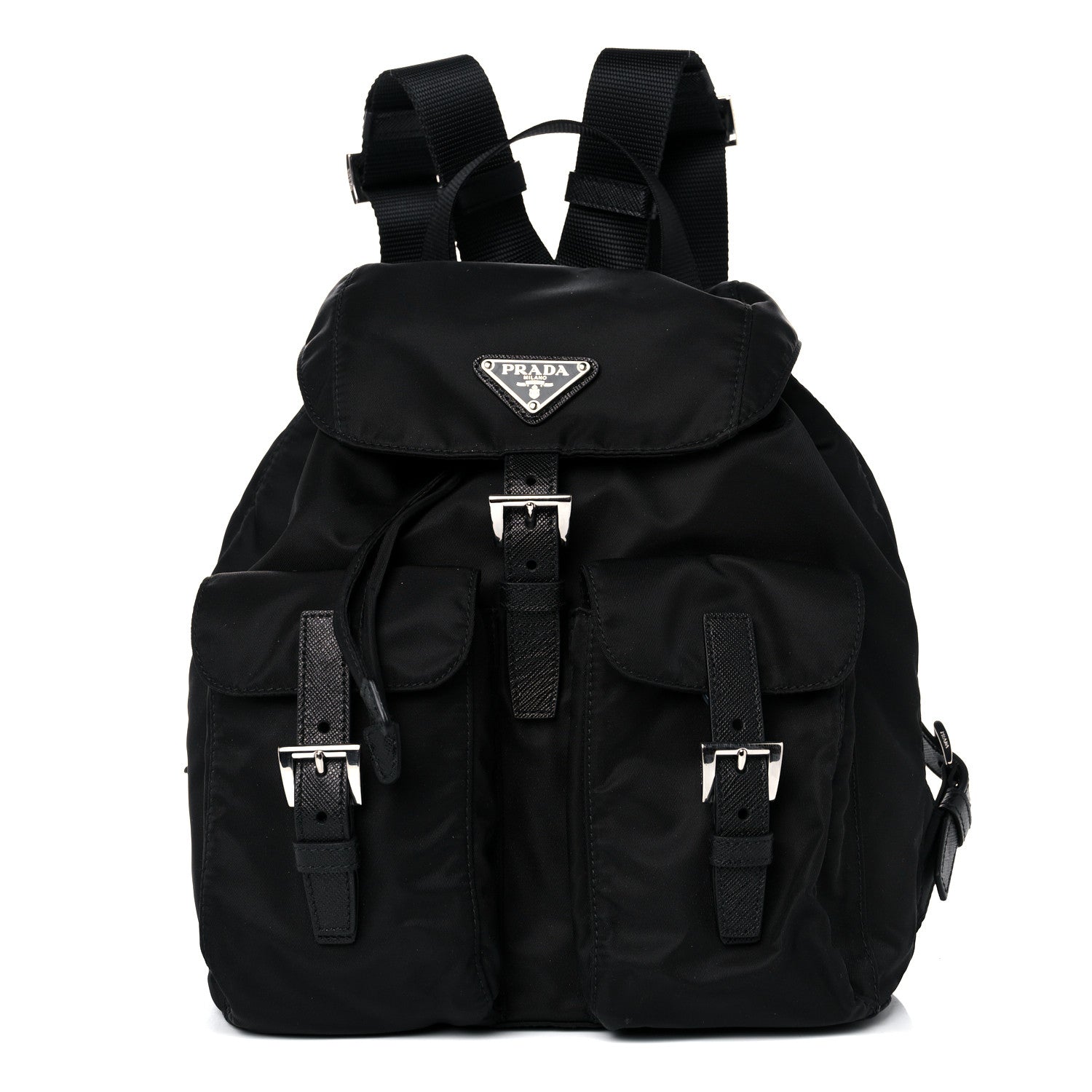 Prada Tessuto Nylon Vela Small Backpack Black 1 of 10