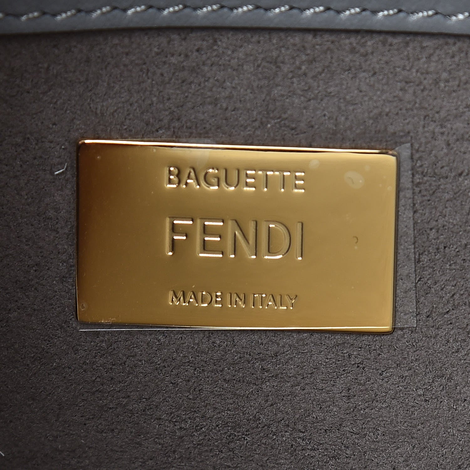 Fendi Vitello Grace FF 1974 Baguette Argilla Nuvola Fragola 9 of 10