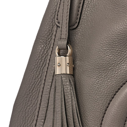 Gucci Pebbled Calfskin Medium Soho Shoulder Bag New Fango 9 of 11