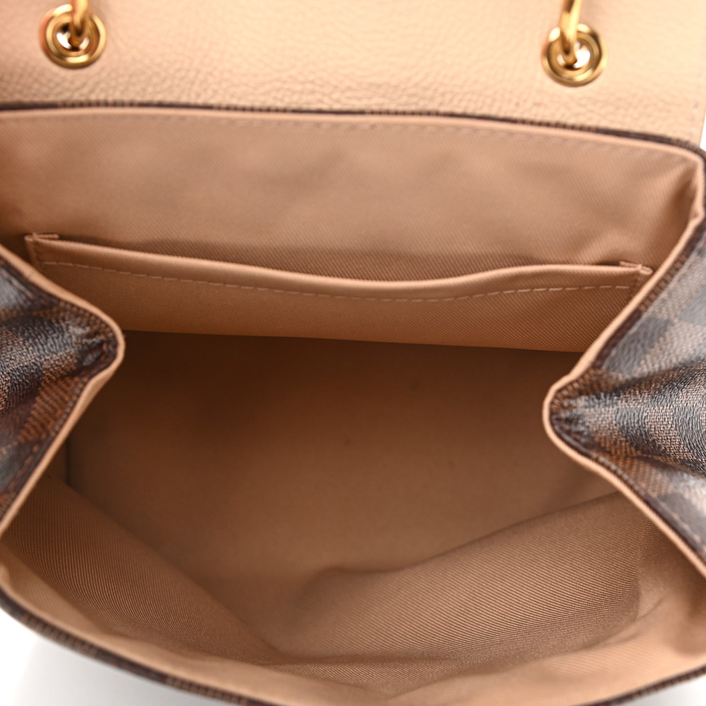 Damier Ebene Clapton Backpack Creme