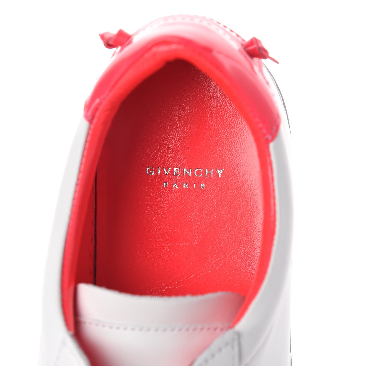 Givenchy Calfskin Patent Womens Urban Street Sneakers 37 White Neon Pink 7 of 7