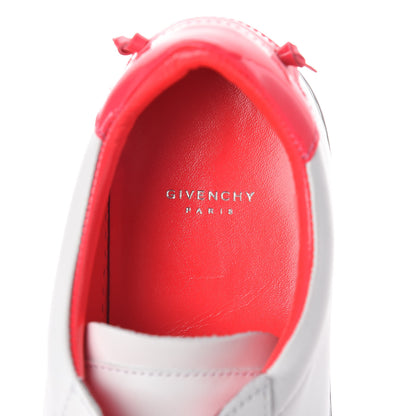 Givenchy Calfskin Patent Womens Urban Street Sneakers 37 White Neon Pink 7 of 7