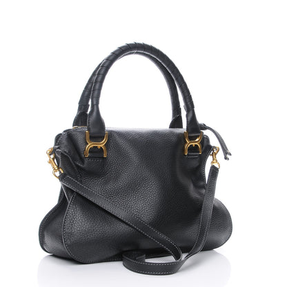 Chloe Calfskin Medium Marcie Satchel Black 4 of 8