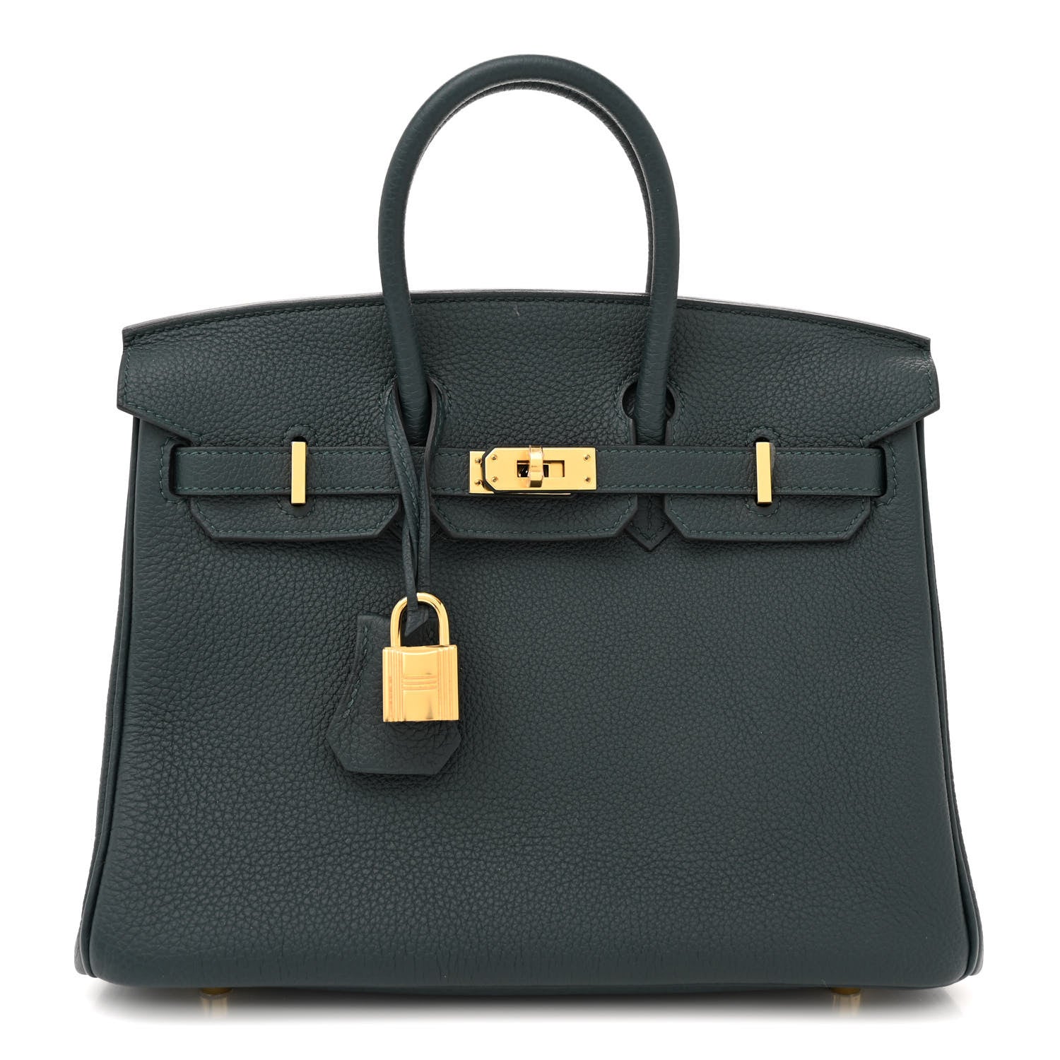 Hermes Togo Birkin 25 Vert Cypress 1 of 11