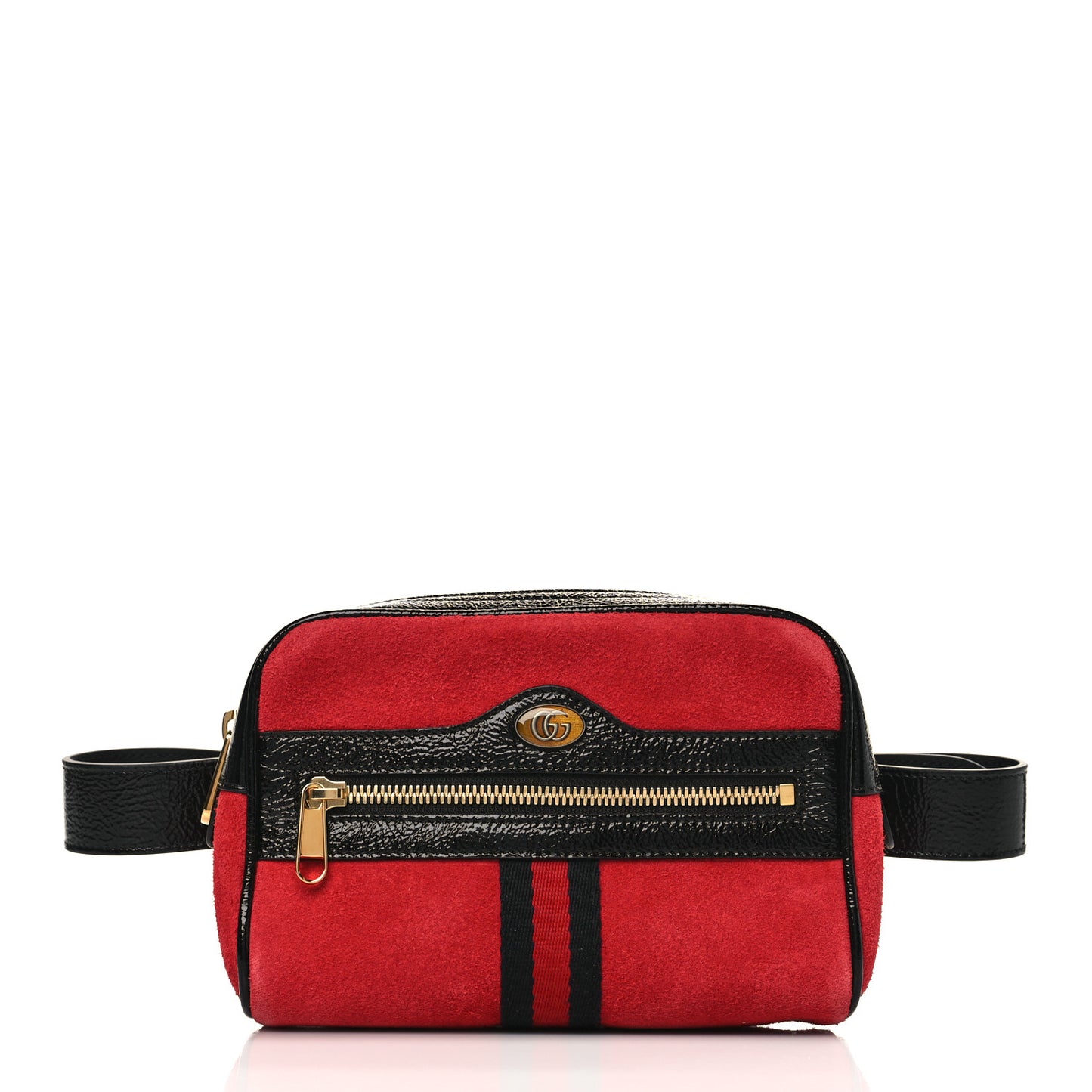 Suede Small Ophidia Belt Bag 75 30 Hibiscus Red