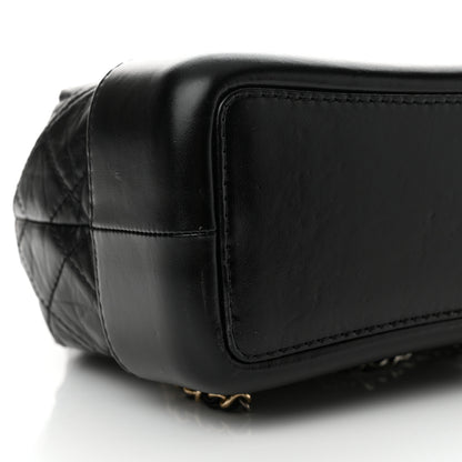 Chanel Aged Calfskin Quilted Small Gabrielle Backpack Black 9 of 11