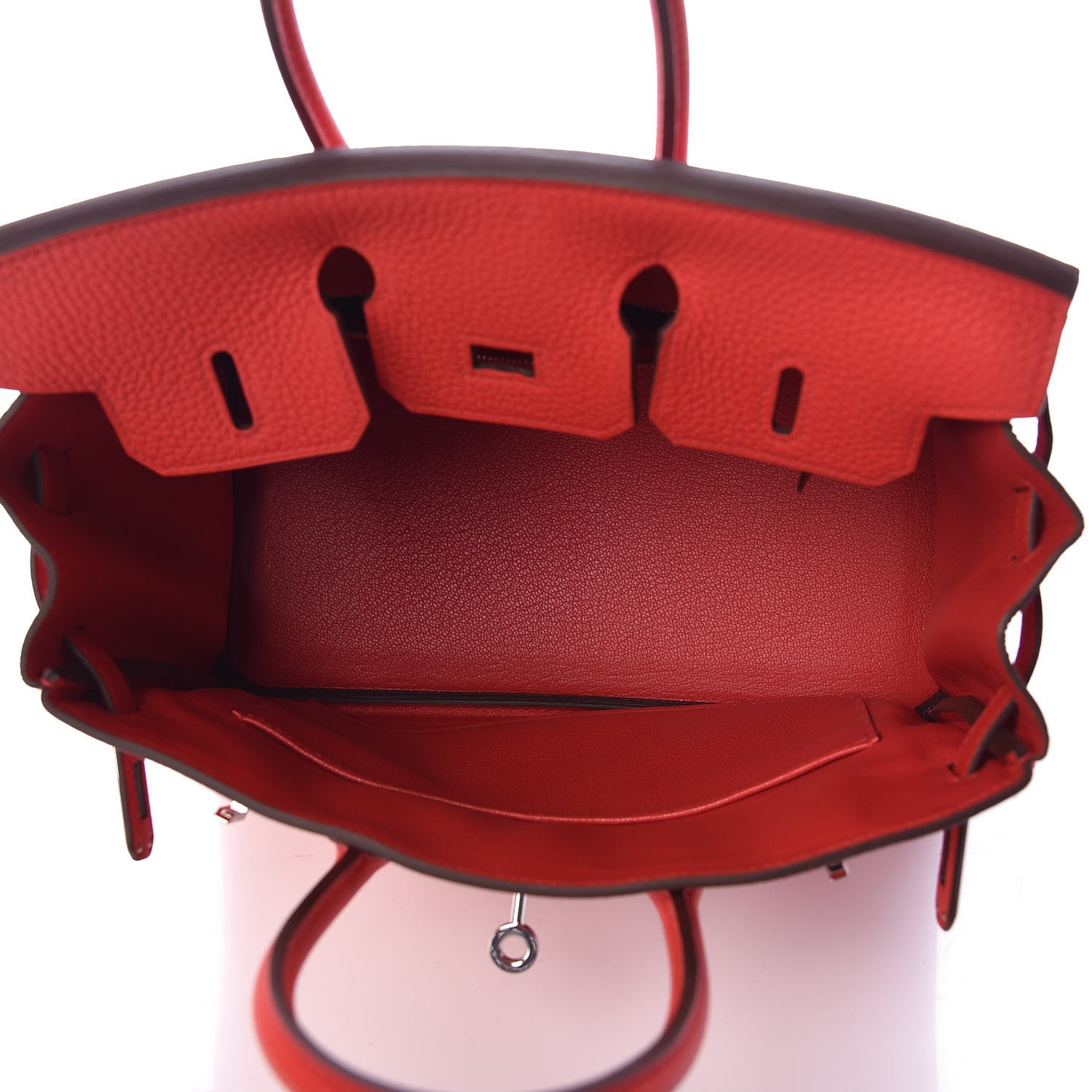 Hermes Togo Birkin 25 Rouge De Coeur 7 of 31