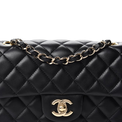 Chanel Lambskin Quilted Mini Rectangular Flap Black 10 of 11