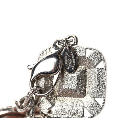 Chanel Crystal CC Cuff Bracelet Silver 4 of 4