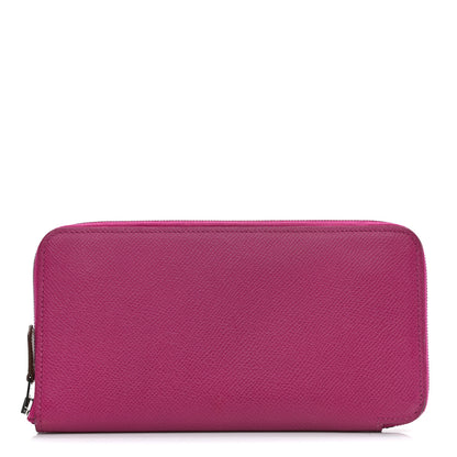 Hermes Epsom Silk'In Wallet Rose Pourpre Bleu Lin 1 of 7