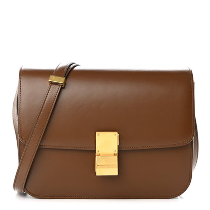 Celine Box Calfskin Medium Classic Box Flap Bag Camel 1 of 18