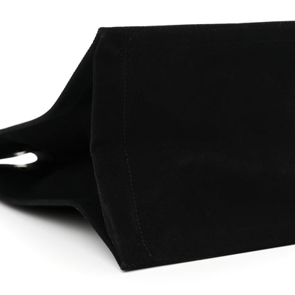 Saint Laurent Linen Calfskin Rive Gauche Tote Black 9 of 10