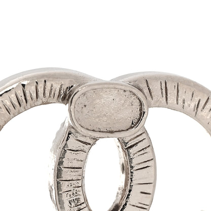 Chanel Metal Enamel CC Earrings Hot Pink 4 of 5