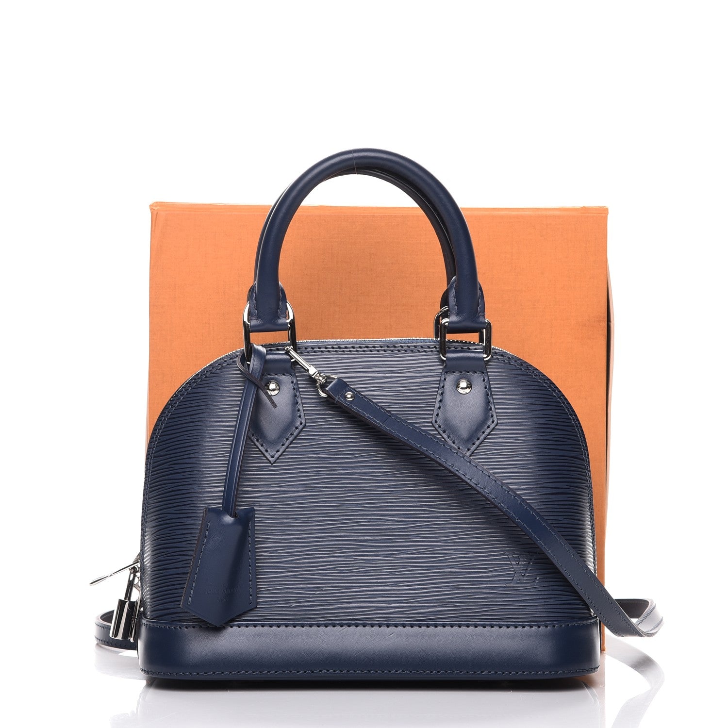 Louis Vuitton Epi Alma BB Indigo 9 of 9