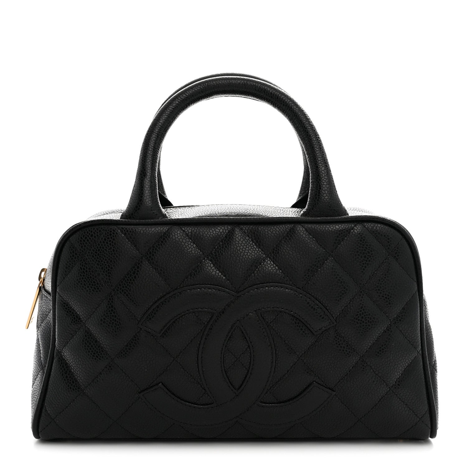 Chanel Caviar Quilted Small Bowler Black 1 of 12