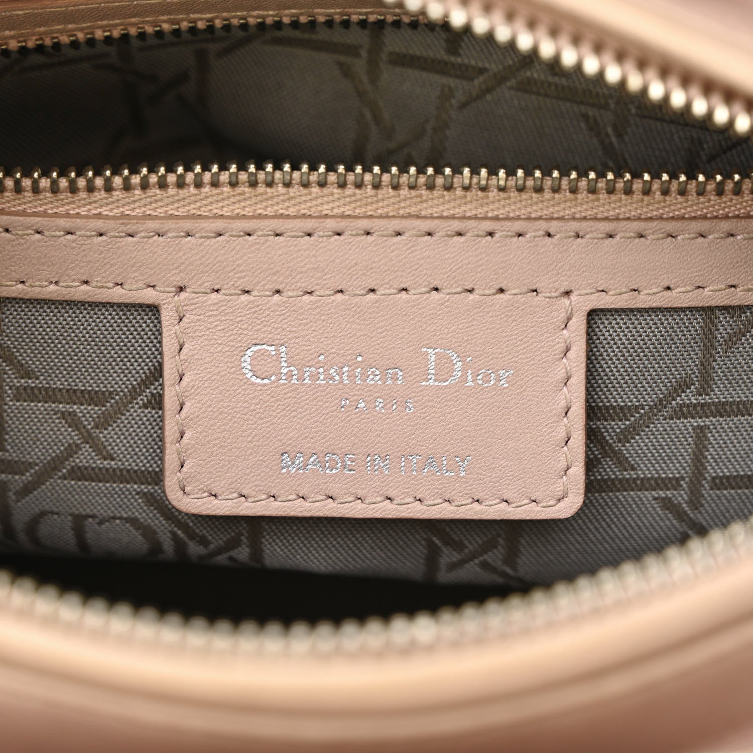 Christian Dior Lambskin Cannage Medium Lady Dior Light Pink 6 of 15