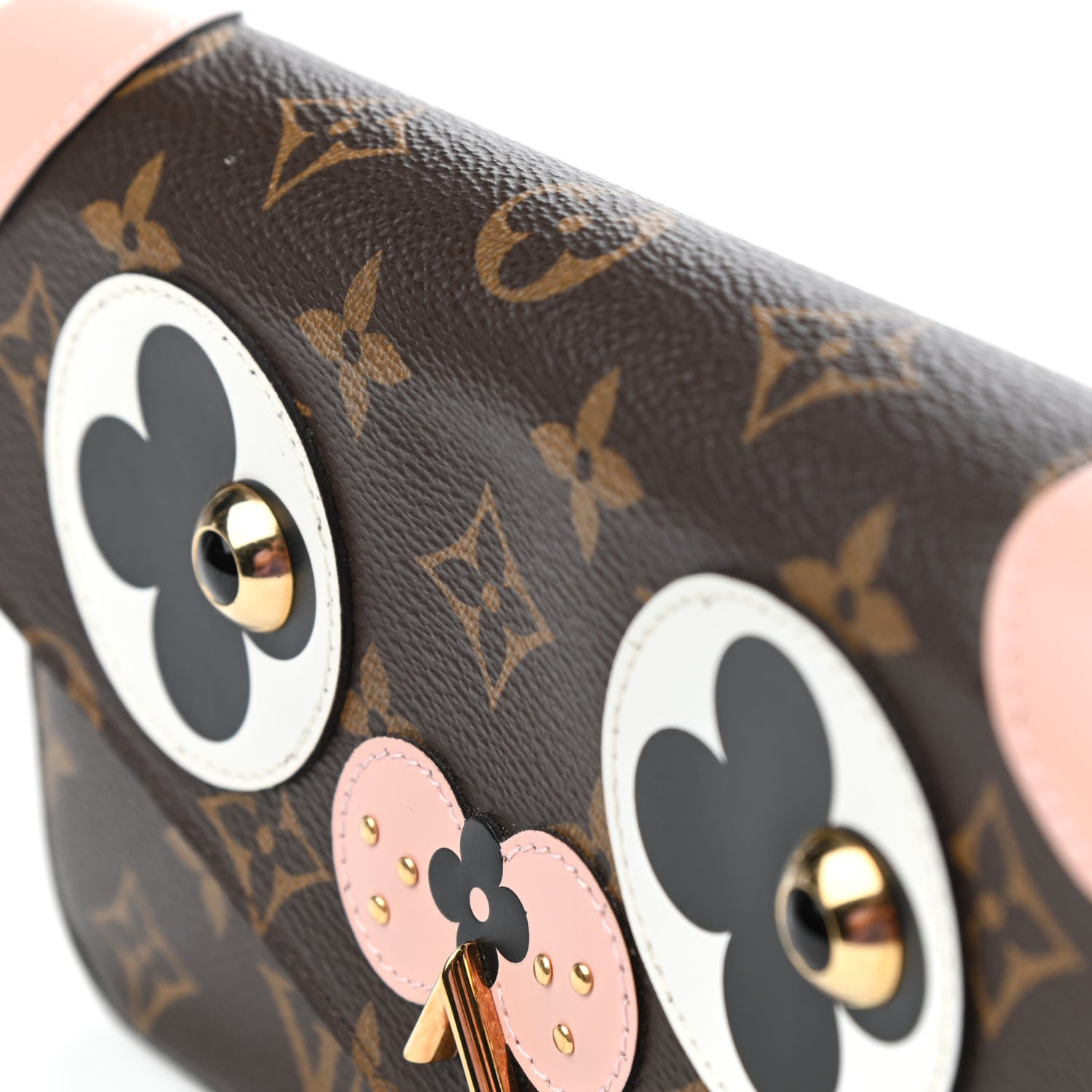 Louis Vuitton Monogram Valentine Dog Pochette Felicie Chain Wallet 10 of 11