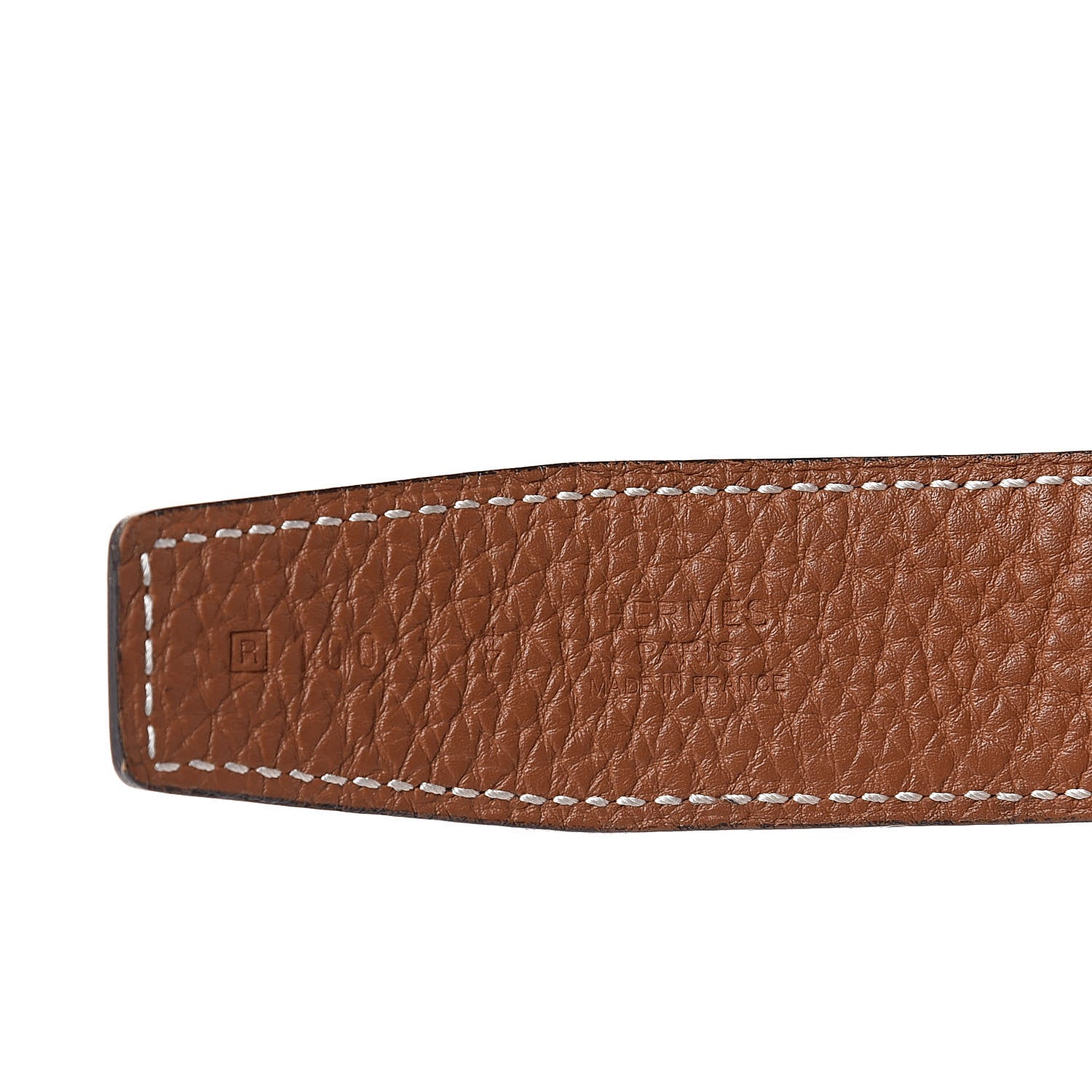 Hermes Box Togo 32mm H Belt 100 Black Gold 9 of 9