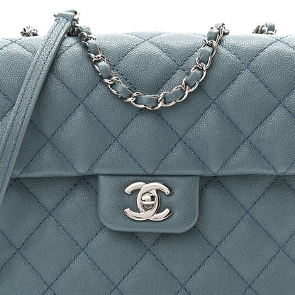 Chanel Caviar Quilted Medium Urban Companion Flap Blue 8 of 11