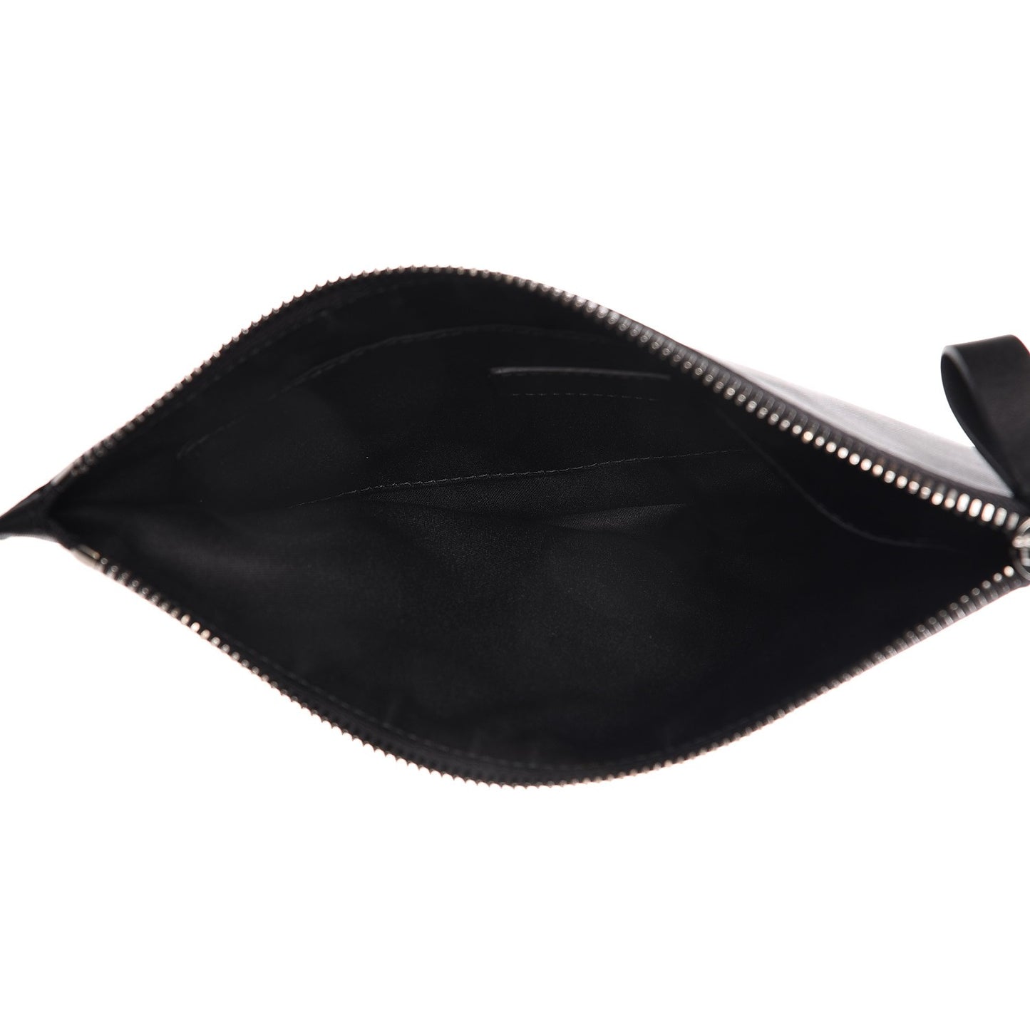 Nylon Camubutterfly Zip Pouch Black