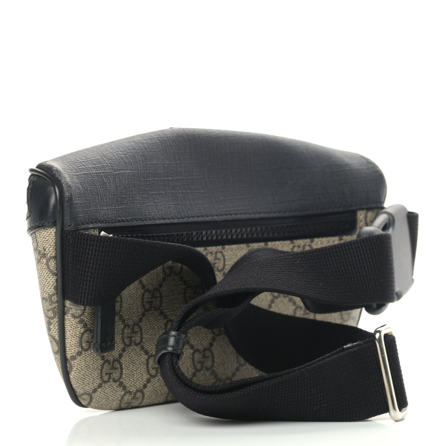 GG Supreme Monogram Belt Bag Black