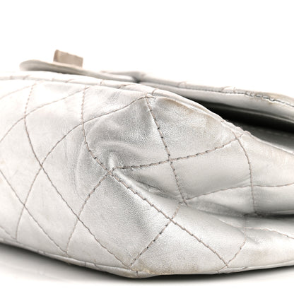 Chanel Metallic Lambskin Quilted 2.55 Reissue 227 Flap Silver 10 of 15
