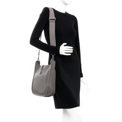 Hermes Taurillon Clemence Evelyne III PM Etain 2 of 8