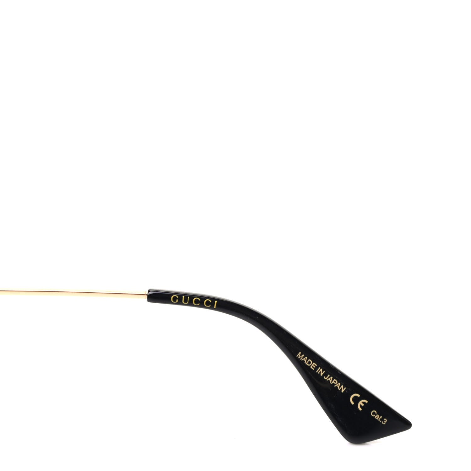 Gucci Metal Round Frame Sunglasses GG0061S Black 6 of 8