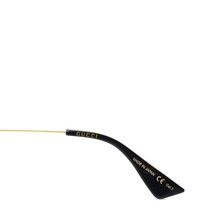 Gucci Metal Round Frame Sunglasses GG0061S Black 6 of 8